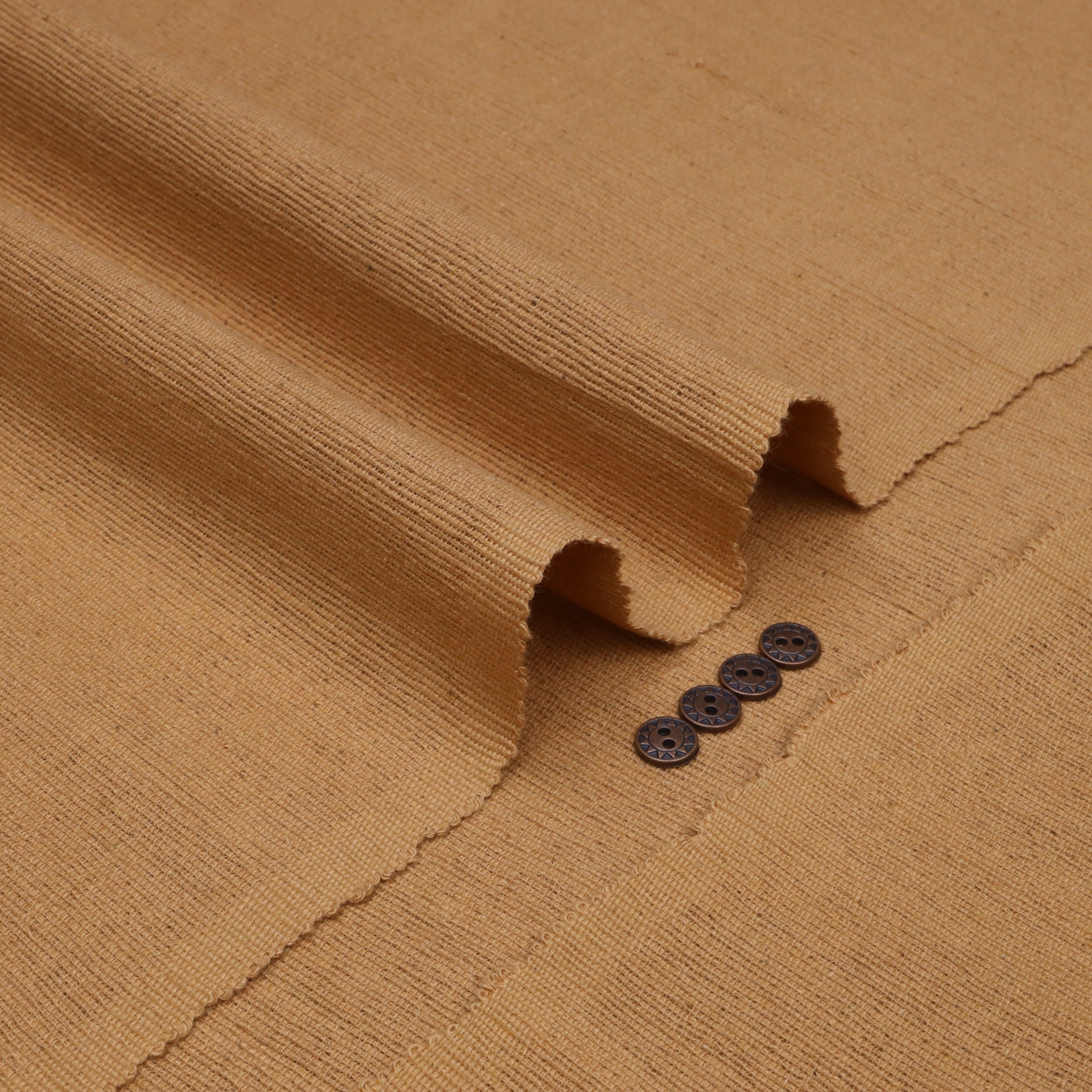 Pure Handmade Khaddi Camel Brown